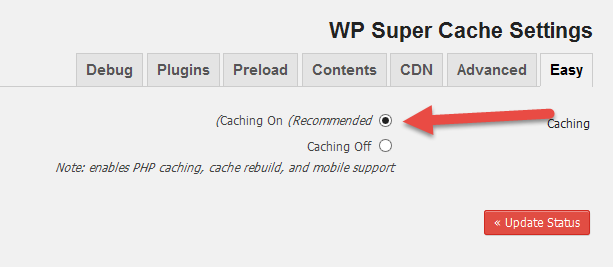 شرح إضافة WP Super Cache